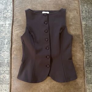 Aritzia Wilfred Ponteflex Risette Vest